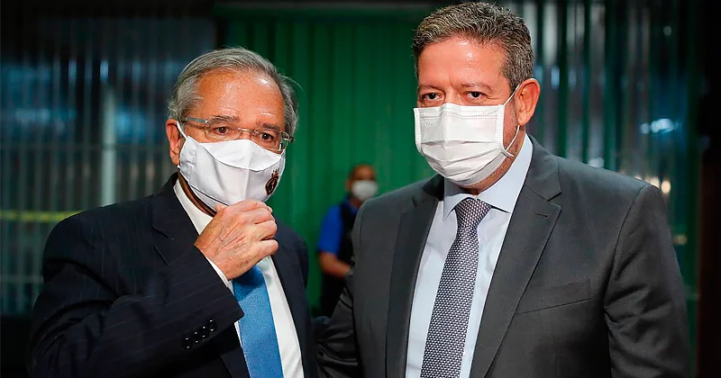 Paulo Guedes e Arthur Lira