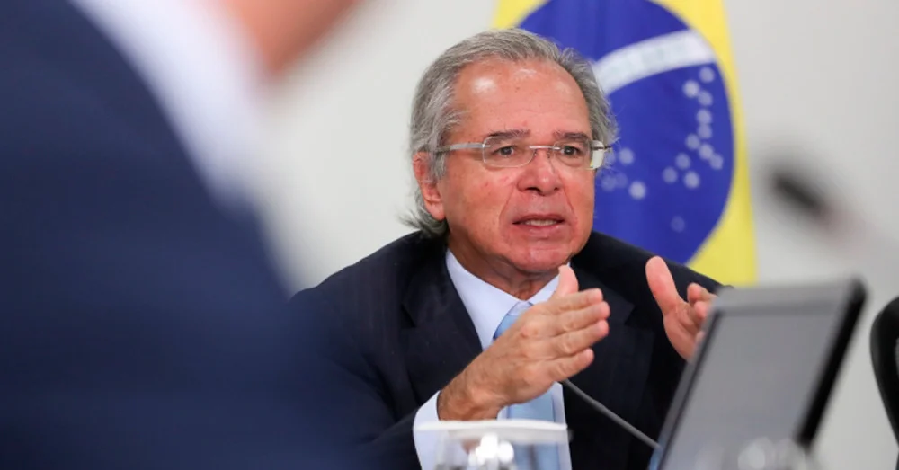 Paulo Guedes falando