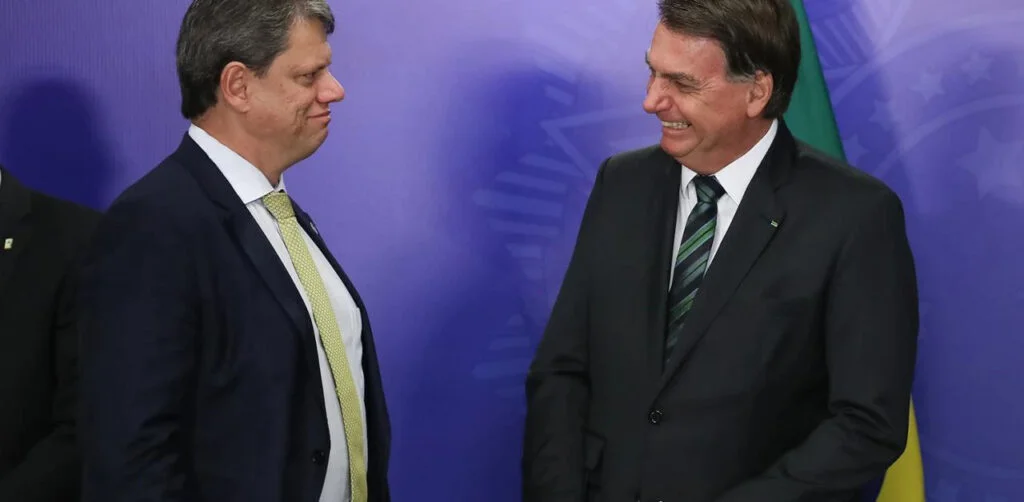 Tarcísio e Bolsonaro