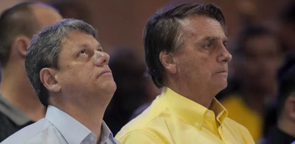 Tarcísio e Bolsonaro