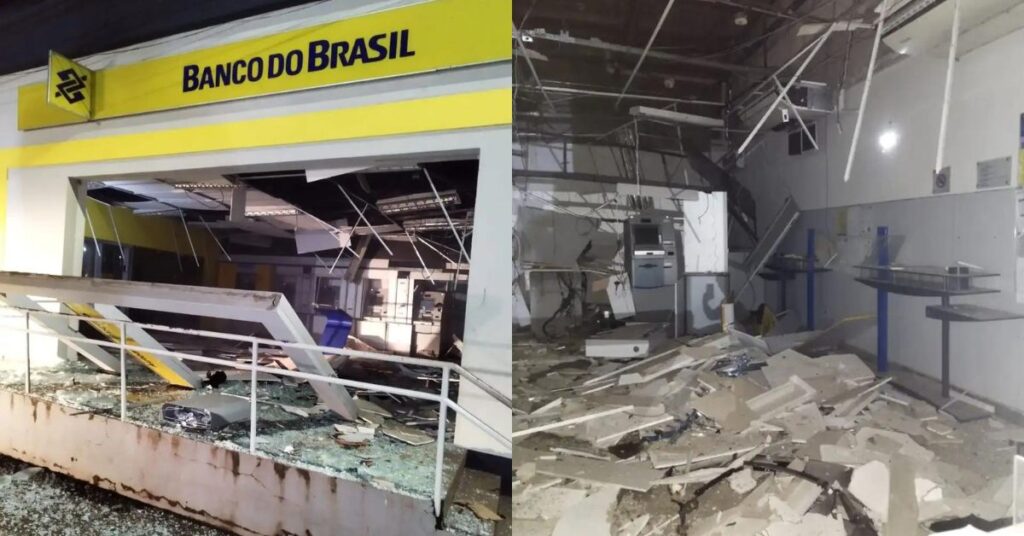 Explosão banco