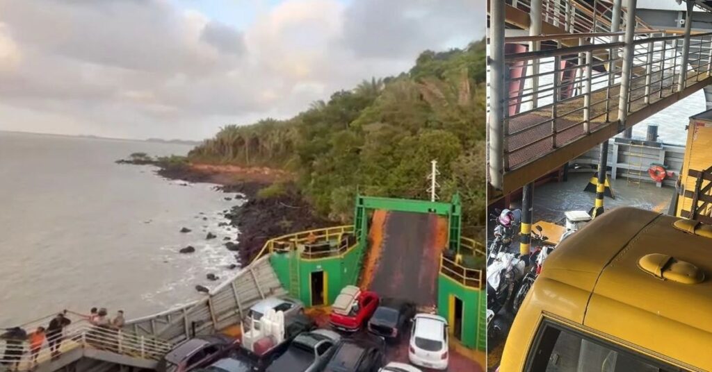 ferryboat encalhado