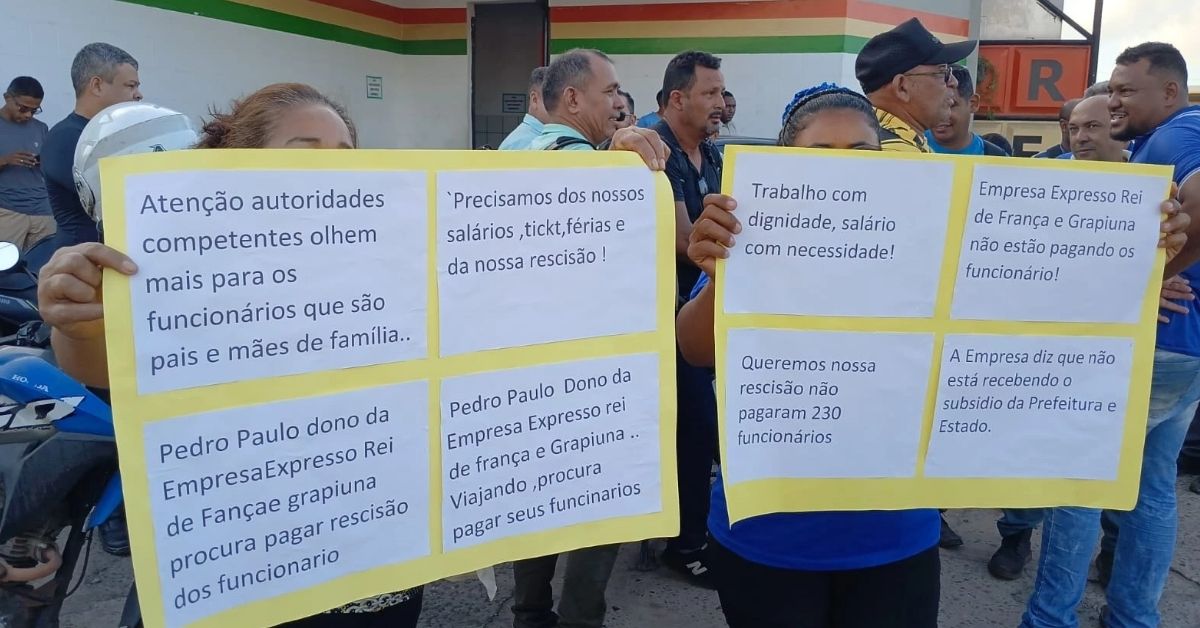 paralisação ônibus