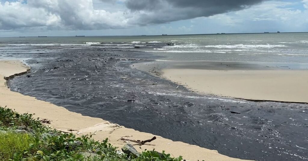 praia contaminação