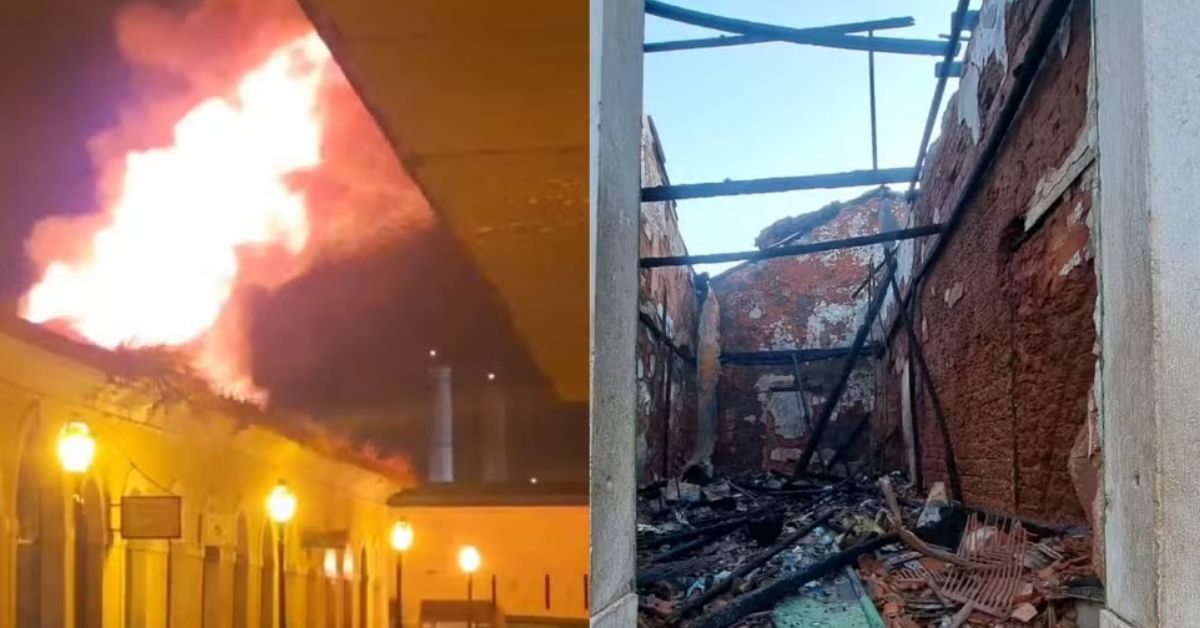 incêndio casarões