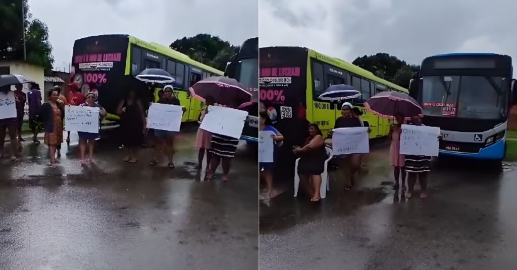moradores ônibus