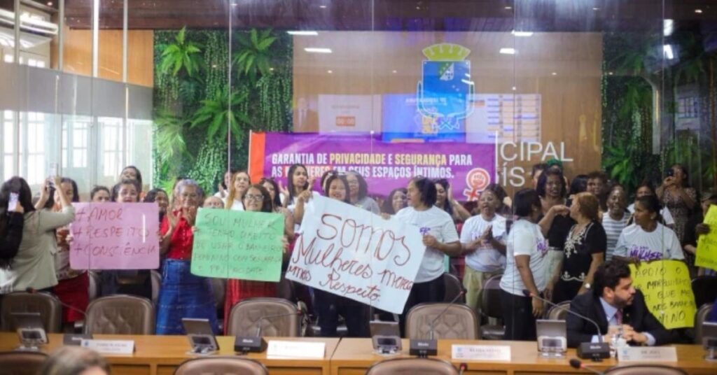 manifestação câmara