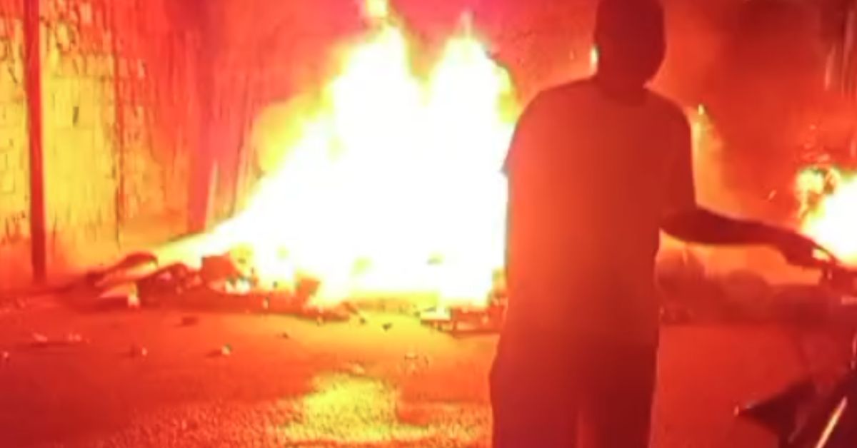 moradores protesto