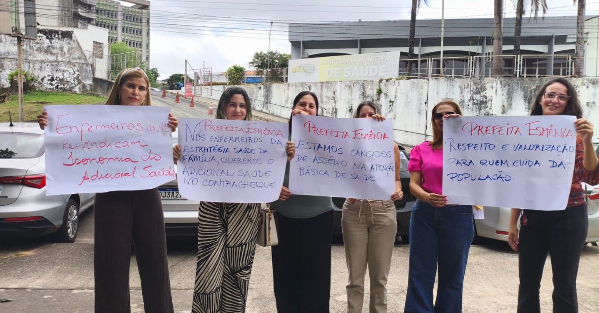 Enfermeiros protesto
