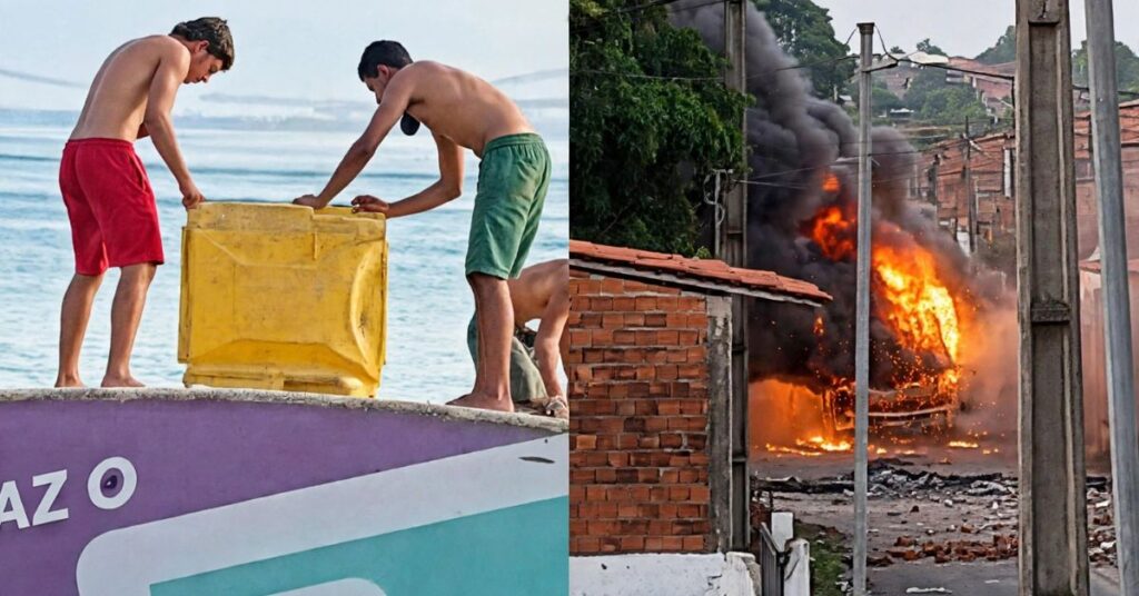 Ônibus incêndio