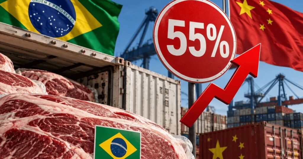 China carne Brasil